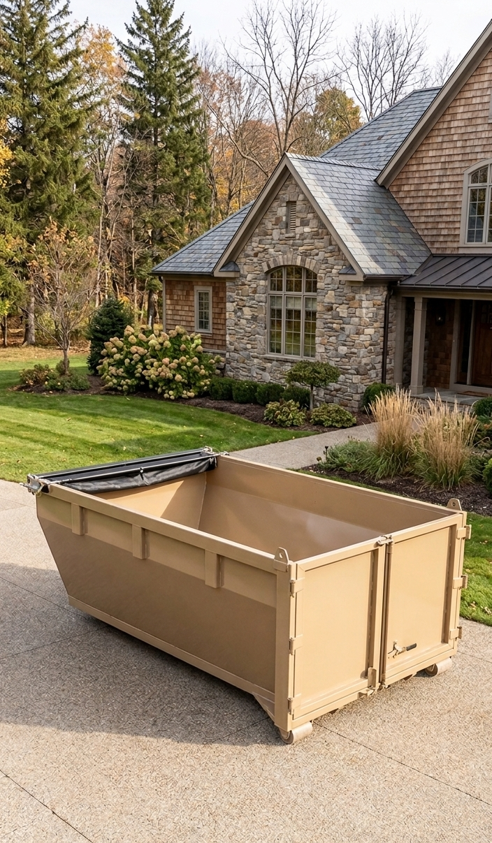 Clean roll-off dumpster delivery in Central New York